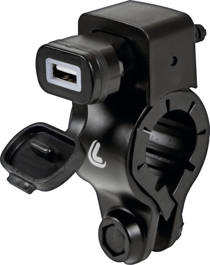 Lampa USB Fix Tube smartphone motorlader met stangmontage