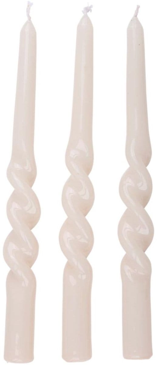 Gloss. Twist. candle white 3pc