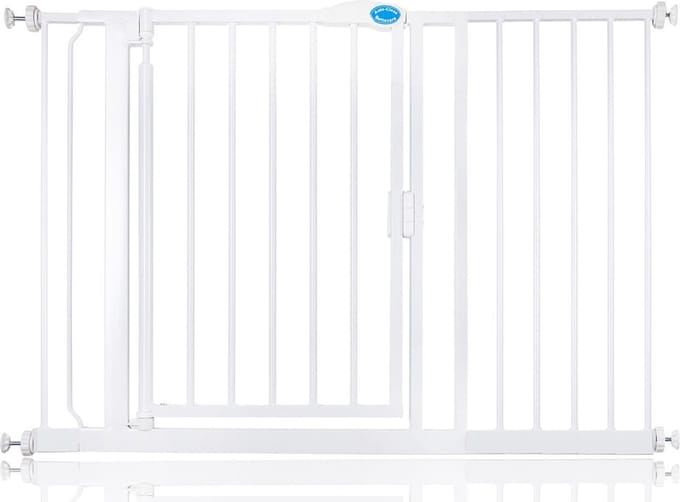 Bettacare Auto-Close Klemhek, Hondenhekje, 118.2cm - 125.2cm, Wit