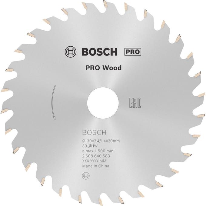 Bosch RUNDSAVKL OPTILINE 130X2.4X16MM 30 TDR