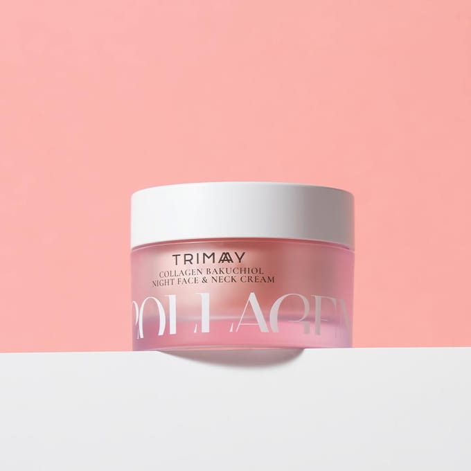 Trimay Collagène Bakuchiol Crème de Nuit Visage & Cou white
