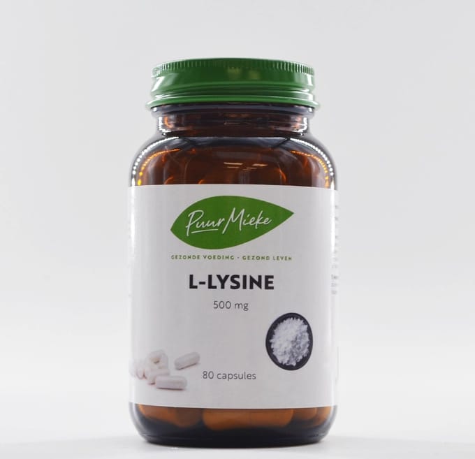 L-Lysine - 500mg - 80 caps