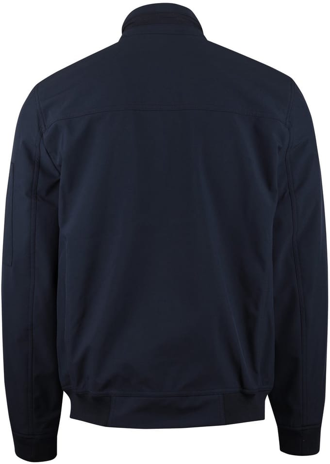 Navy jas softshell Casa Moda kort polyester dubbele borstzak