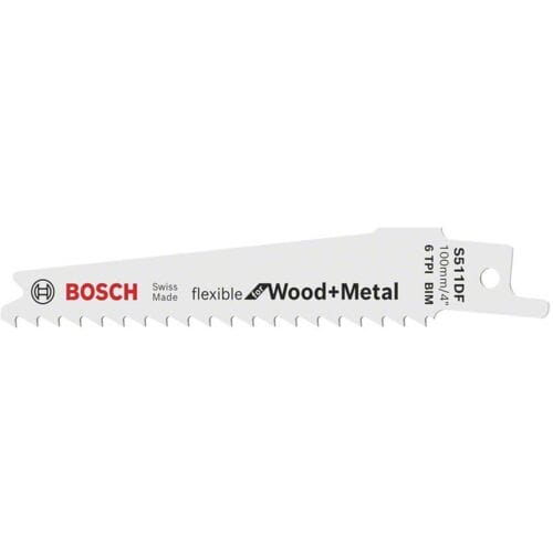 Bosch Reciprozaagblad S 511 DF - 5PC "FLEXIBLE FOR WOOD&METAL