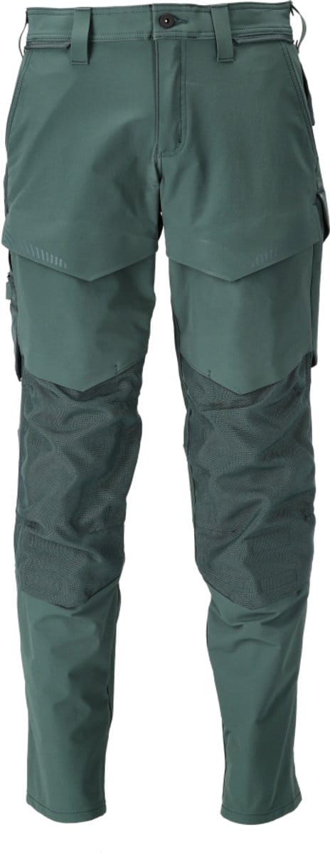 Mascot Customized Broek met kniezakken 22379-311 - Bosgroen - C44 - 76