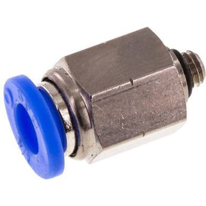 1/4'' x UNF 10-32 Messing/PBT Insteekfitting NBR [5 Stuks]