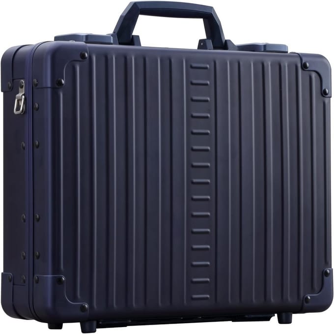 Attache Koffer - Laptoptas Aktetas - Zakelijk Reizen - TSA Slot - 38cm - Blauw