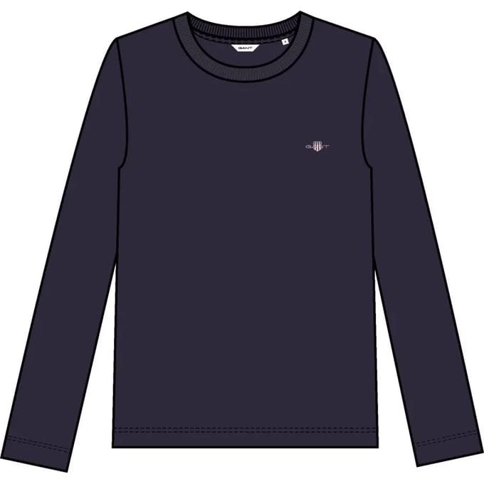 T-shirt regular lange mouwen vrouw Gant Shield