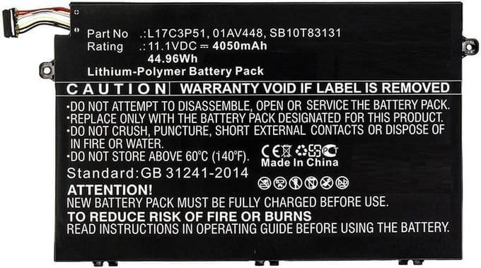 CoreParts MBXLE-BA0217 laptop reserve-onderdeel Batterij/Accu