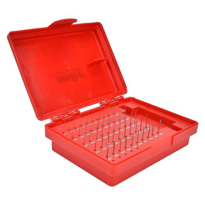 50 Stuks Set M0 0.011 0.060 inch Stalen Plug Pin Meetstift Set 0.0002 inch Precisie red
