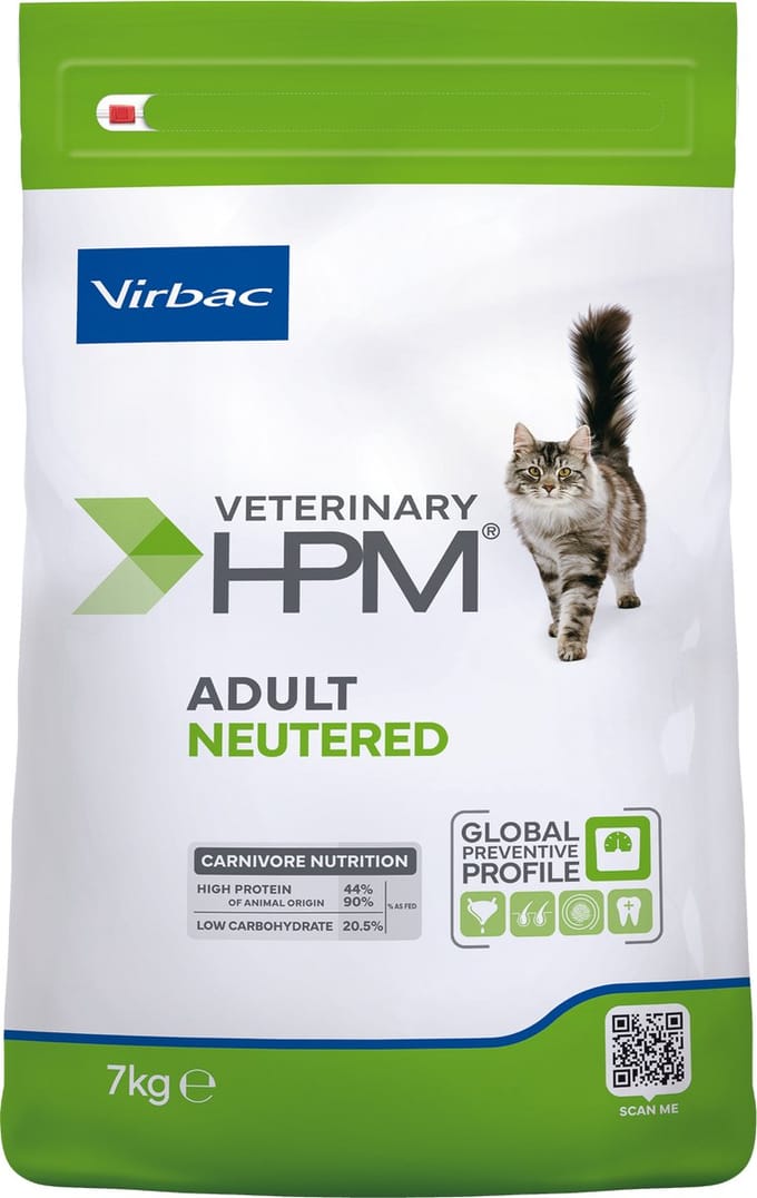 Virbac HPM - Adult Neutered Cat 7KG