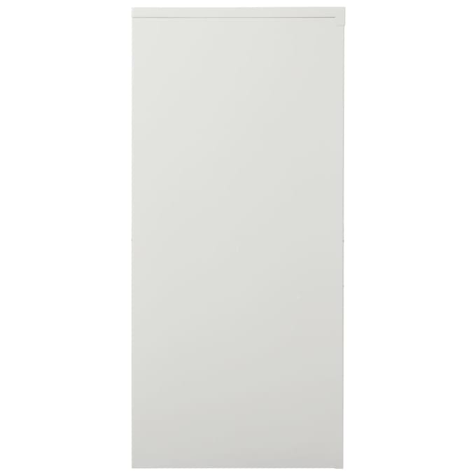 Vidaxl Kast Met Schuifdeuren, Lichtgrijs, 90X40X90 Cm, Staal