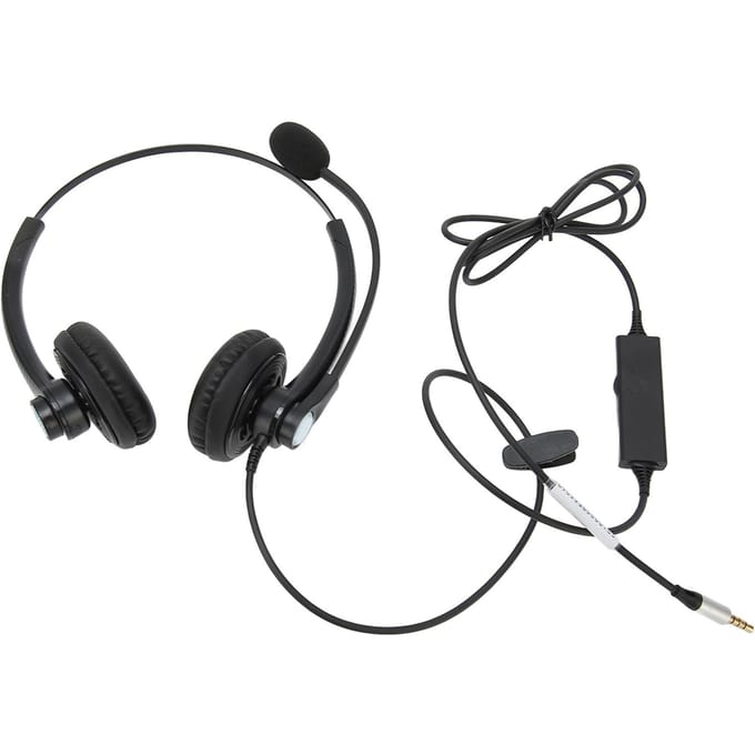 Casque d'affaires binaural filaire à réduction de bruit avec micro pour centre d'appels, service client Type 1