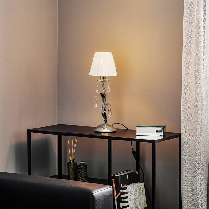 ONLI Tafellamp Jacqueline, 1-lamp, wit