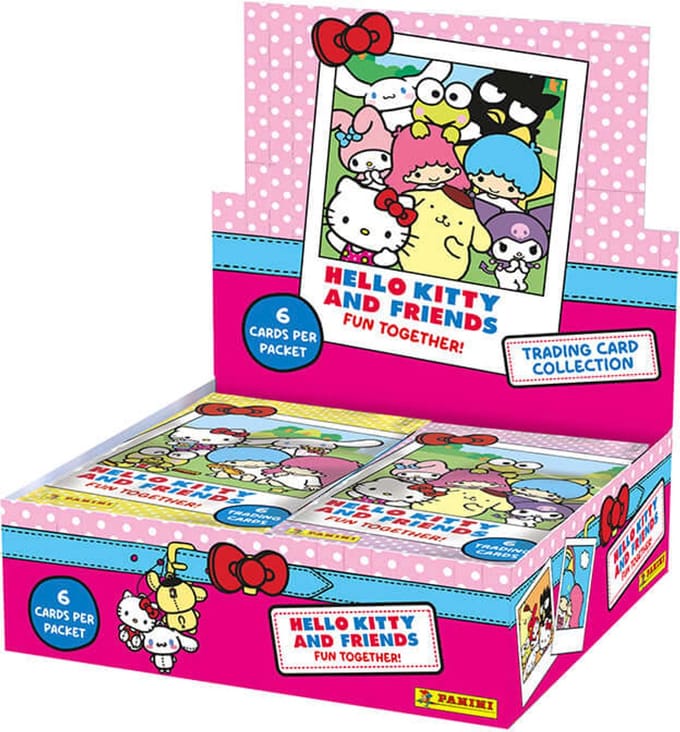 Doos - PANINI - Hello Kitty & Vrienden - 24 zakjes - 144 kaarten
