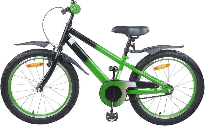 Kinderfiets 18 Inch - Klassieke Fiets Mini Fietser - Buiten Fietsen - Sterk Stalen Frame
