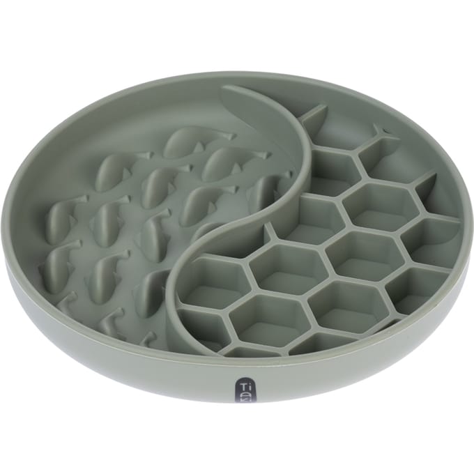 TIAKI siliconen slowfeeder honingraat ca. Ø 19 x H 3,5 cm hond