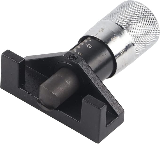 Riemspanningsmeter - Distributieriem tester - Distributieriem afstellen - Dubbele schaal afleesbaar - Metrisch - Zilver