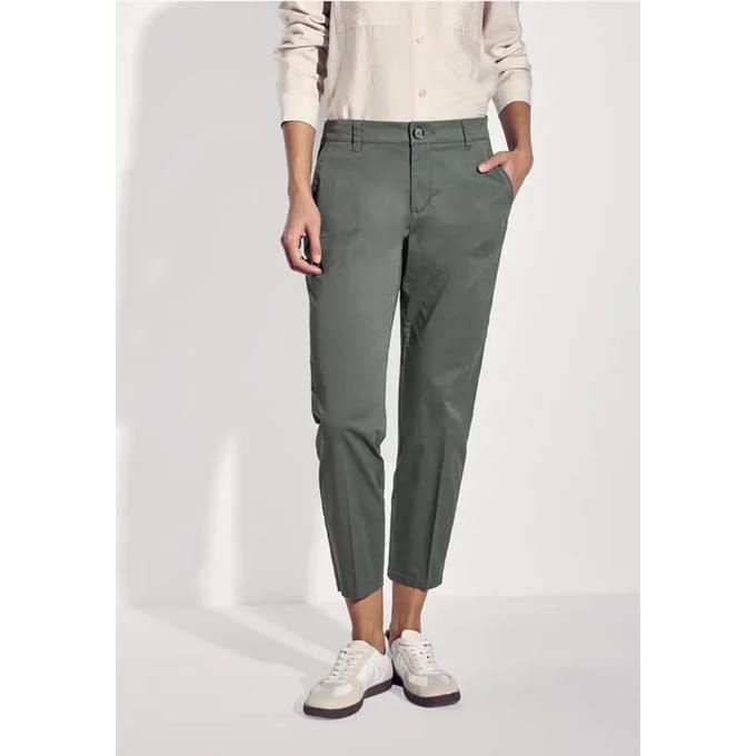 Twill chino broek