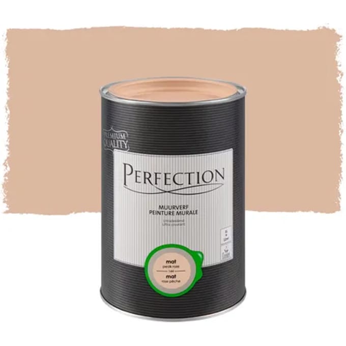 Perfection Ultradekkend Muurverf - Mat - Perzik Roze - 1l
