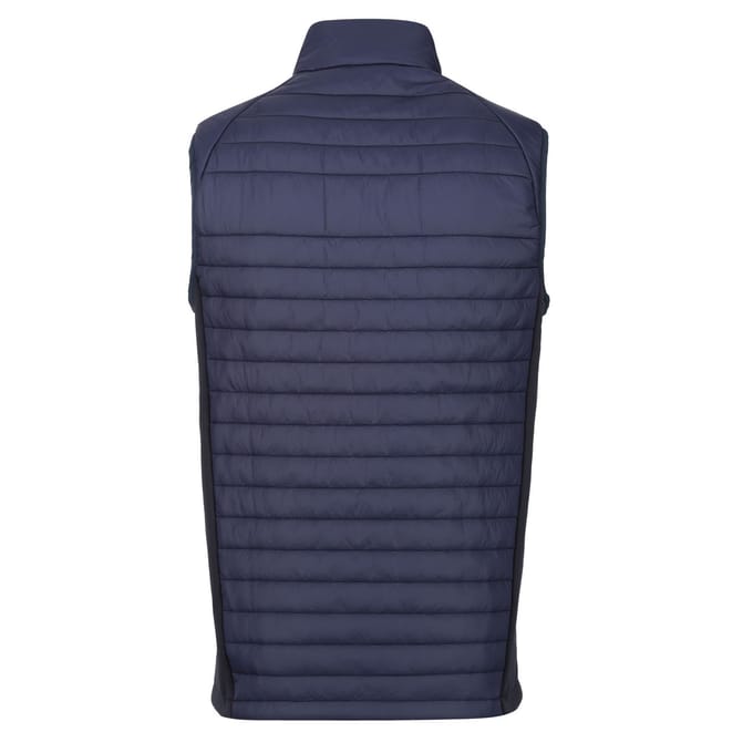 Regatta Heren Navigate Hybride Body Warmer (Marine/Seal Grijs)