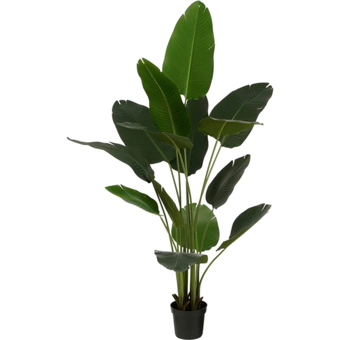 Mica Decorations Bananenboom in Pot - Kunstplant - Groen - 30x30x180 cm
