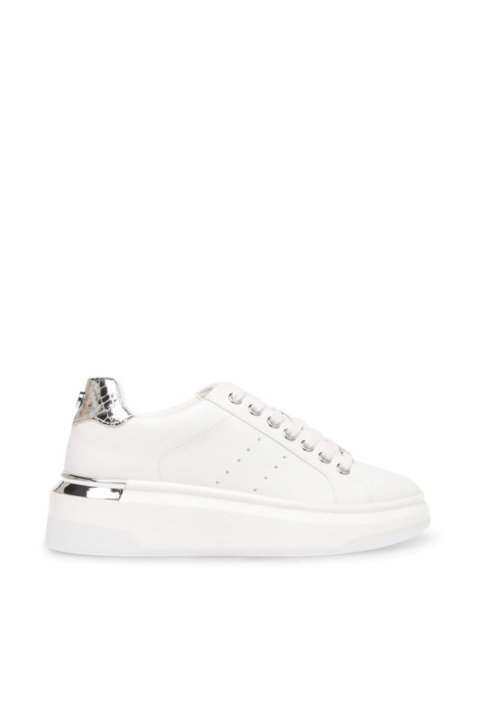 Steve Madden Glacial Sneakers White/silver Größe: 41 | Trainers Outlet | Damen | Weiß