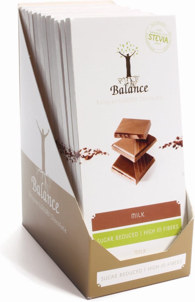 Balance | Belgian Luxury Tablet | Melk | 12 Stuks | 12 x 85g