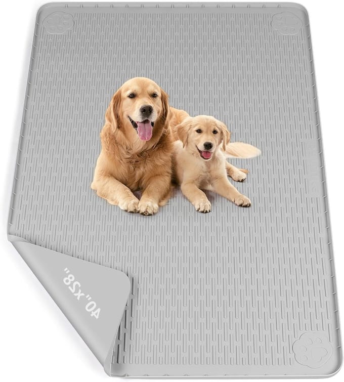 Hernieuwbare Hondentoiletmat 101 x 71 cm, Wasbare Puppy Training Pad, Waterdicht en Lekvrij voor Effectieve Training