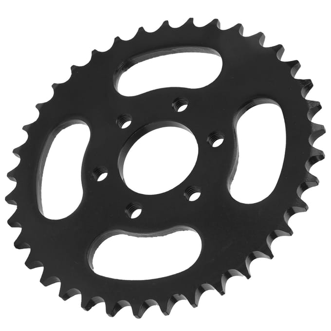 428 40-tands achtertandwiel koolstofstaal duurzaam motorfiets vervangingsaccessoires black