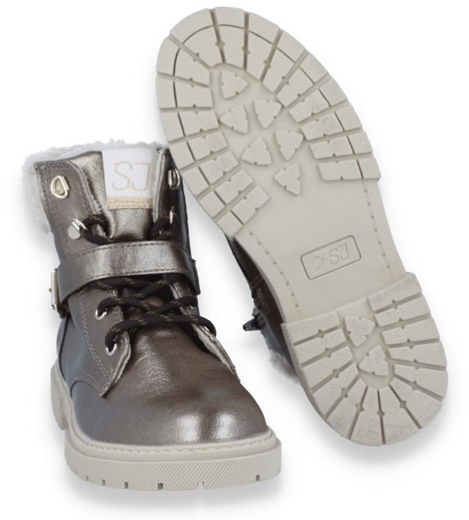 Sj Lifestyle Meisjes Bottine | Brons | Maat: 28