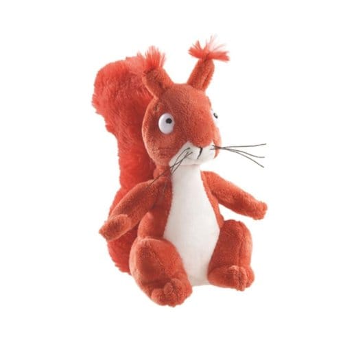 Gruffalo eekhoorn knuffel, formaat 18 cm
