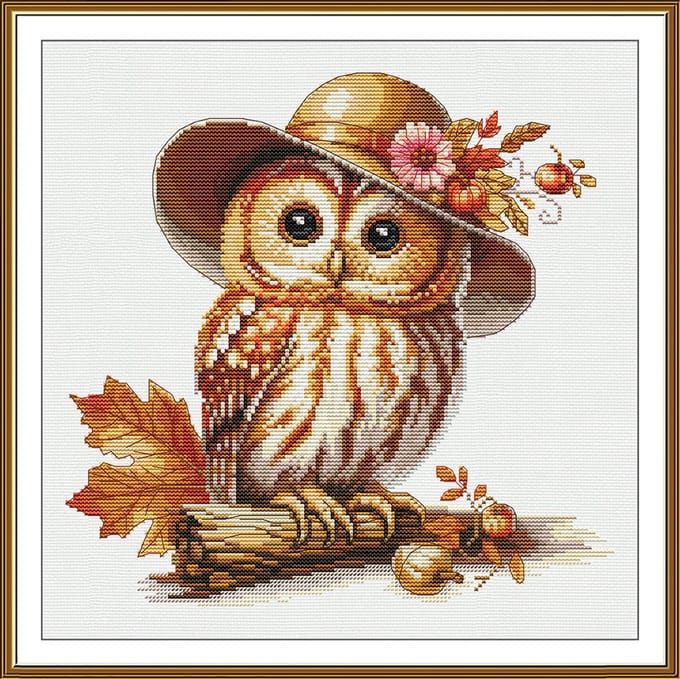 Borduurpakket Nova Sloboda - Madame Autumn - Mevrouwtje Herfst