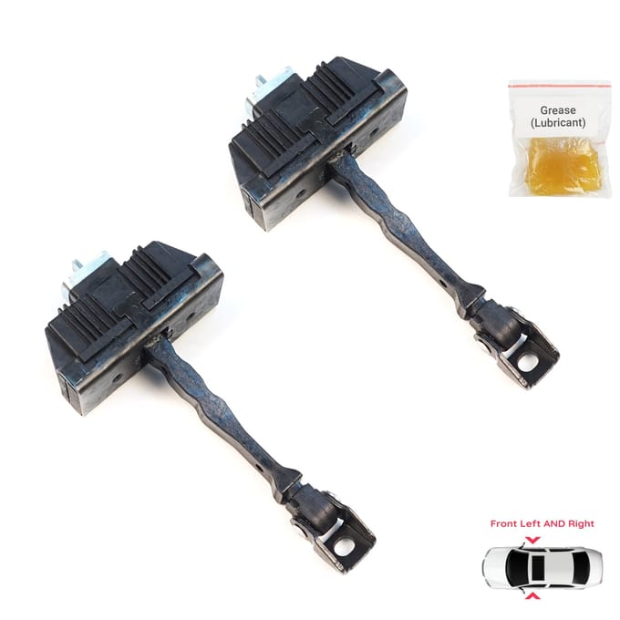 BDP1673-1 2 Stuks Voordeurscharnier Rem Stop Controle Assy Begrenzer Riem voor VW Crafter MK2 e-Crafter MAN TGE e-TGE 2017-Op 7C0837249A