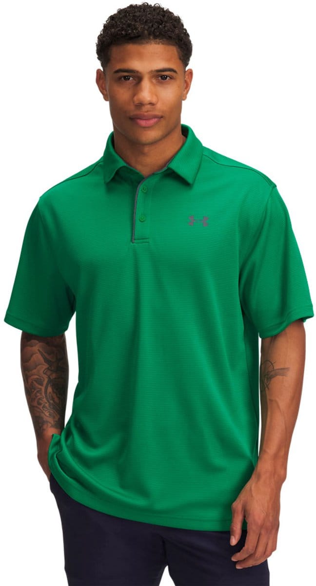 Under Armour Golf Tech Korte Mouw Poloshirt Groen S / Regular Man