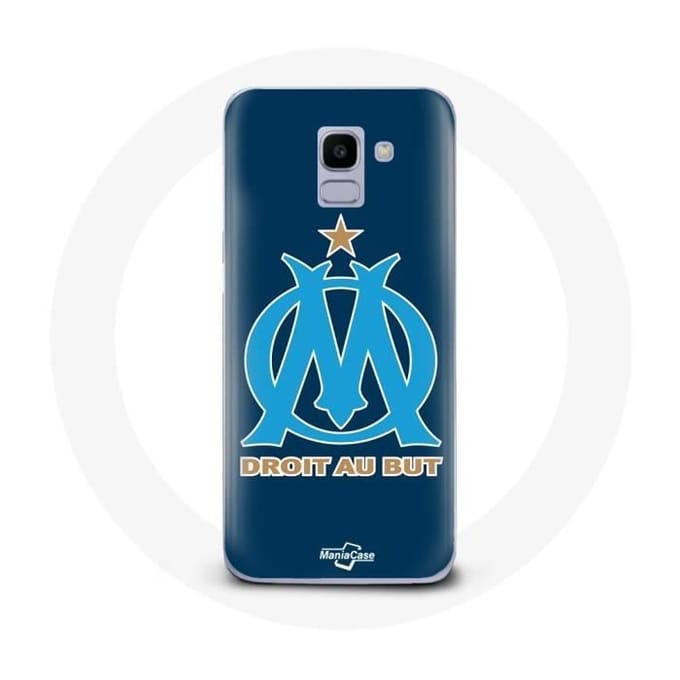 Case voor Samsung Galaxy A8 2018 Marseille OM Blauw