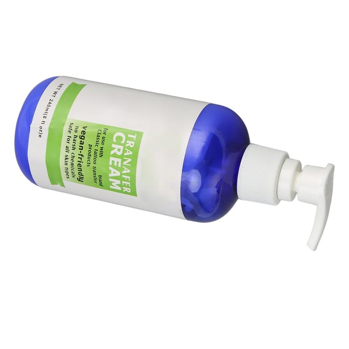 240ml Tattoo Transfer Print Crème Duidelijke Patronen Veilig Zacht Langdurige Tattoo Transfer Zalf white