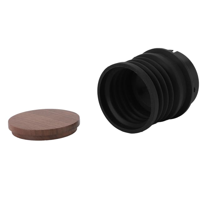 Koffiemolen Single Dose Bakje Walnoot Siliconen Koffiemolen Stofblazer voor Encore black