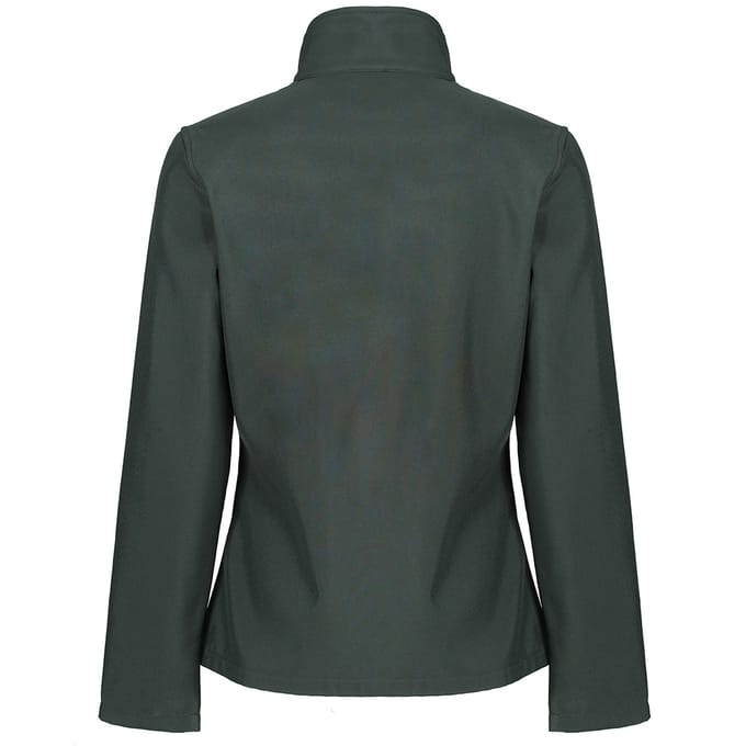 Regatta Opvallende Dames/dames Ablaze Afdrukbaar Soft Shell-jasje (Donker sparren/zwart)