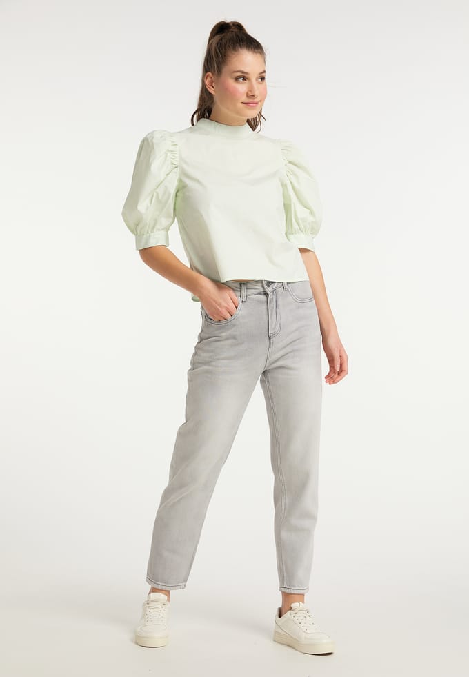 Mymo Overhemd blouse Dames licht mint