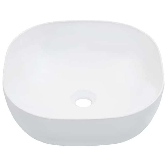 vidaXL - Wastafel - 42,5x42,5x14,5 - cm - keramiek - wit