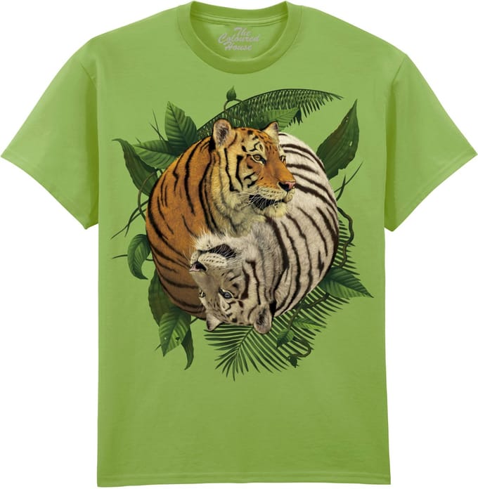 Tijger Yin Yang The Coloured House T-shirt M