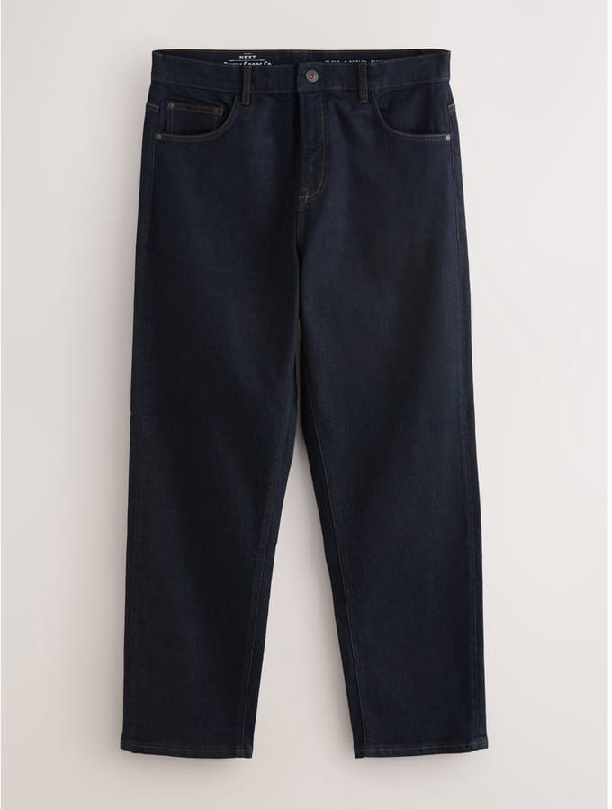 Next - Heren - Klassieke stretchjeans met relaxte pasvorm - Blauw