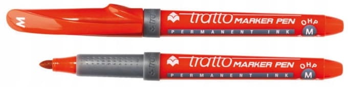 Tratto Permanente Marker Rood 4,2mm - Duurzaam op Veelzijdig