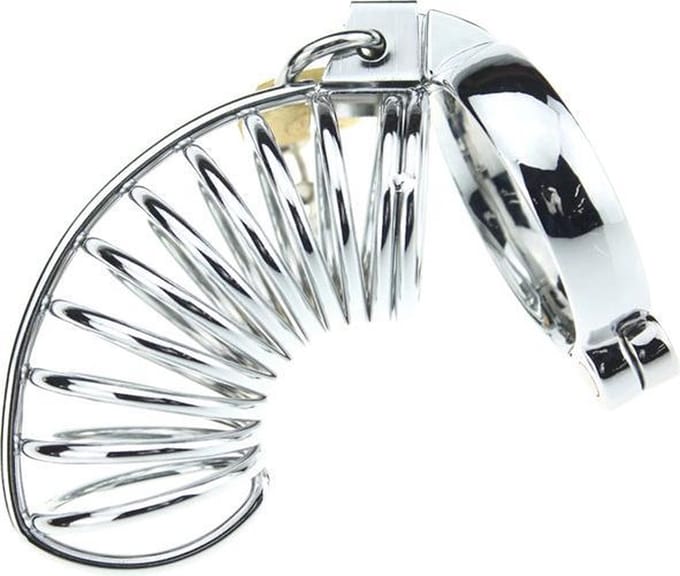Chastity Cage - kuisheidskooi met dilator - voor mannen - stainless steel - Prolink Novelties® nr. 8