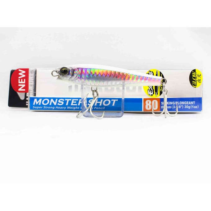 Yo Zuri Duel hardcore monstershot 80 zinkend kunstaas F1207-HLKI (5779)