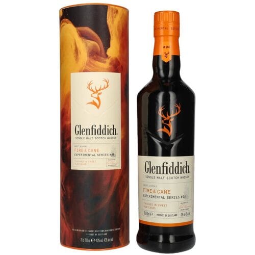 Glenfiddich FIRE & CANE Single Malt Scotch Whisky 43% Vol. 0,7l in geschenkverpakking