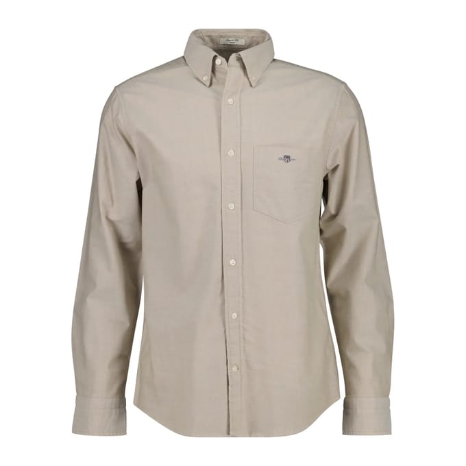 Gant 3000200 Overhemd Met Lange Mouwen Beige S Man