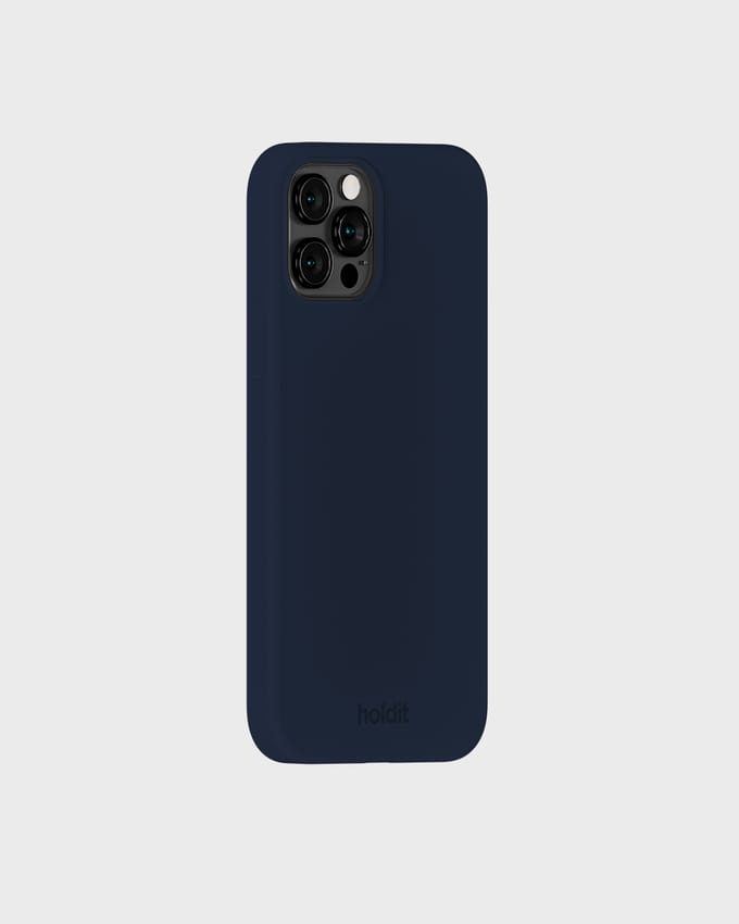 Phone Case Silicone Midnight Blue iPhone 12