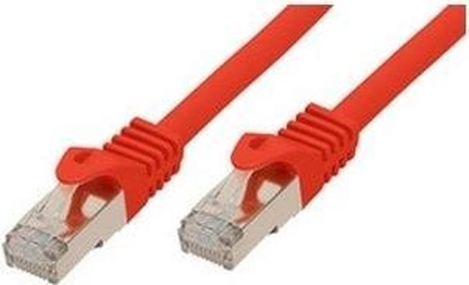 SCONN Shiverpeaks BASIC-S patch cable - 10 m - red - Rood - 10m